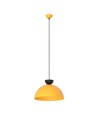 Lunaro 1L Sort/Oransje pendellampe - Ø40 cm, GX53, 230V, uten lyskilde