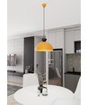 Lunaro 1L Sort/Oransje pendellampe - Ø40 cm, GX53, 230V, uten lyskilde