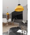 Lunaro 1L Sort/Oransje pendellampe - Ø40 cm, GX53, 230V, uten lyskilde