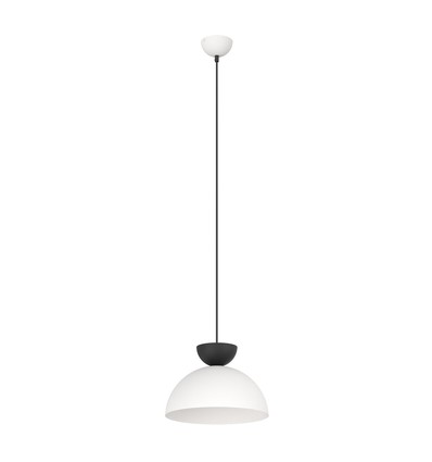 Lunaro 1S Hvit/Sort pendellampe - Ø30 cm, GX53, 230V, uten lyskilde