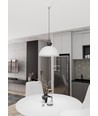 Lunaro 1L Hvit/Sort pendellampe - Ø40 cm, GX53, 230V, uten lyskilde