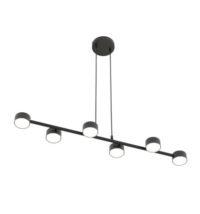 Megara 6 Sort pendellampe - GX53, 230V, uten lyskilde