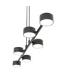 Megara 6 Sort pendellampe - GX53, 230V, uten lyskilde