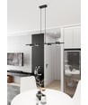 Sora 4 Sort pendellampe - GX53, 230V, uten lyspære