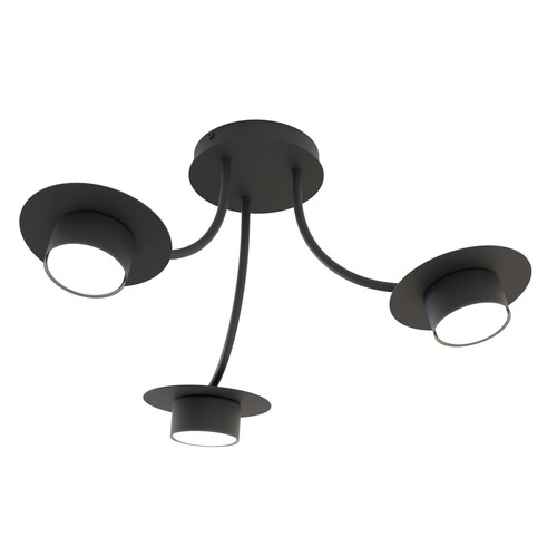 Enso 3 Sort taklampe - GX53, 230V, uten lyskilde