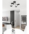 Enso 4 Sort taklampe - GX53, 230V, uten lyskilde