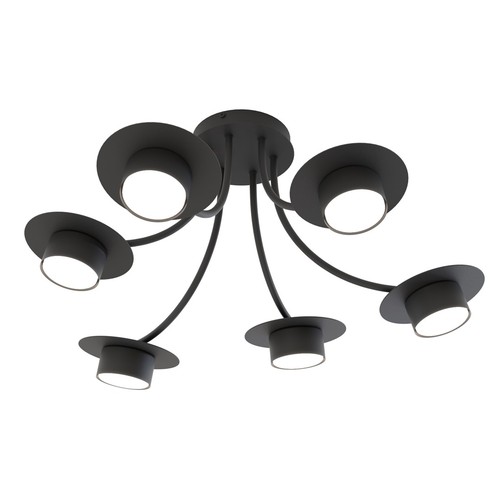 Enso 6 Sort taklampe - GX53, 230V, uten lyskilde