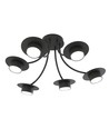 Enso 6 Sort taklampe - GX53, 230V, uten lyskilde