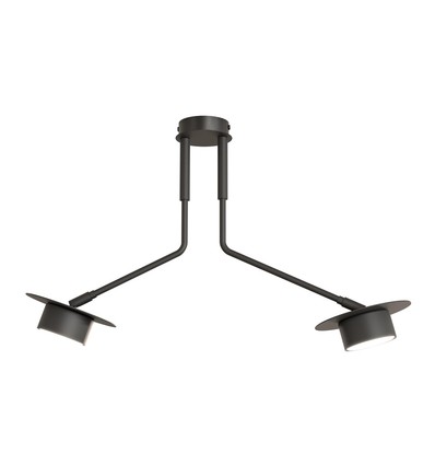 Mizu 2 Svart taklampe - GX53, 230V, uten lyskilde
