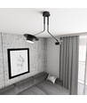 Mizu 2 Svart taklampe - GX53, 230V, uten lyskilde
