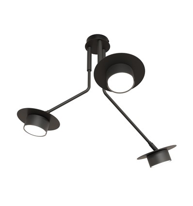 Mizu 3 Sort taklampe - GX53, 230V, uten lyskilde