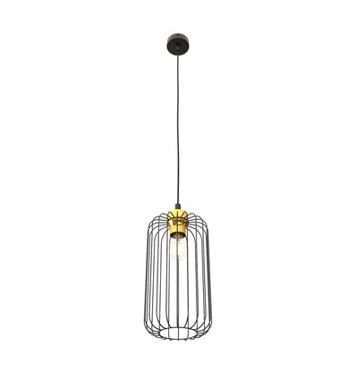 Vander 1 Sort/Gull pendellampe - Ø16 cm, E27, 230V, uten lyskilde