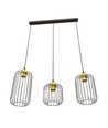 Vander 3 Sort/Gull pendellampe - Ø16 cm, E27, 230V, uten lyskilde