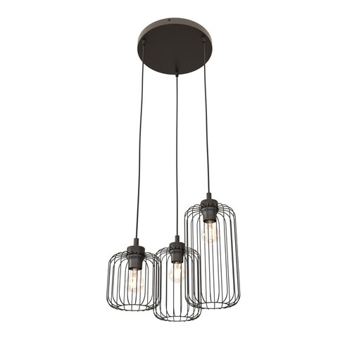 Vander 3PREM Sort pendellampe - Ø16 cm, E27, 230V, uten lyskilde