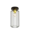 Barn 1 Sort/Gull taklampe - Ø16 cm, E27, 230V, uten lyskilde