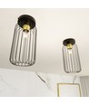 Barn 1 Sort/Gull taklampe - Ø16 cm, E27, 230V, uten lyskilde