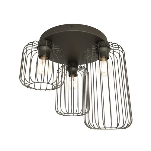 Barn 3PREM Sort taklampe - Ø16 cm, E27, 230V, uten lyskilde