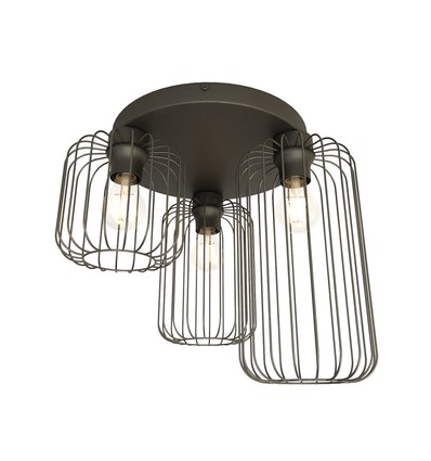 Barn 3PREM Sort taklampe - Ø16 cm, E27, 230V, uten lyskilde