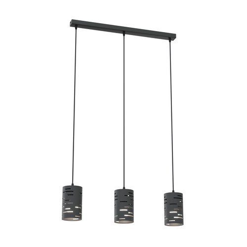 Tank 3 Svart pendellampe - Ø10 cm, E27, 230V, uten lyskilde