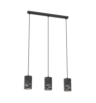 Tank 3 Svart pendellampe - Ø10 cm, E27, 230V, uten lyskilde