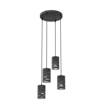 Tank 4PREM Sort pendelampe - Ø10 cm, E27, 230V, uten lyskilde