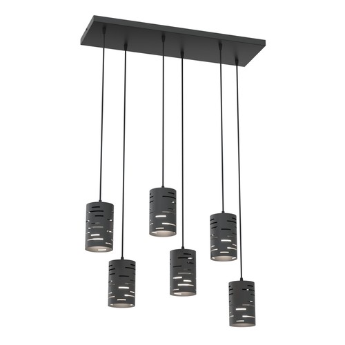 Tank 6 Svart pendellampe - Ø10 cm, E27, 230V, uten lyskilde