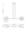 Xotic 2 Hvit pendellampe - Ø20 cm, E27, 230V, uten lyskilde
