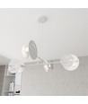 Xotic 4 Hvit pendellampe - Ø20 cm, E27, 230V, uten lyskilde
