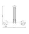 Xotic 4 Hvit pendellampe - Ø20 cm, E27, 230V, uten lyskilde