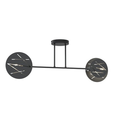 Frick 2 Sort taklampe - Ø20 cm, E27, 230V, uten lyskilde