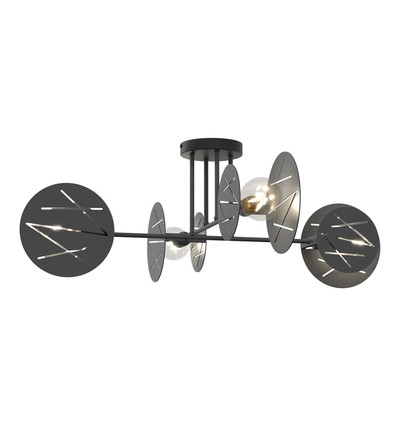 Frick 4 Sort taklampe - Ø20 cm, E27, 230V, uten lyskilde