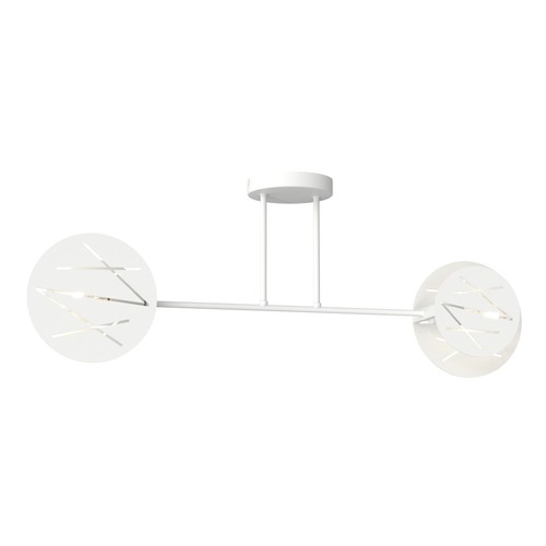 Frick 2 Hvit taklampe - Ø20 cm, E27, 230V, uten lyskilde