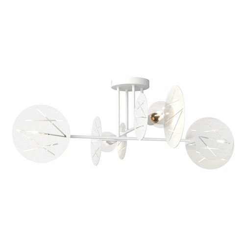 Frick 4 Hvit taklampe - Ø20 cm, E27, 230V, uten lyskilde