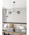 Euforia 2 Sort pendellampe - Ø20 cm, E27, 230V, uten lyskilde.