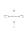 Euforia 4 Svart pendelampe - Ø20 cm, E27, 230V, uten lyskilde