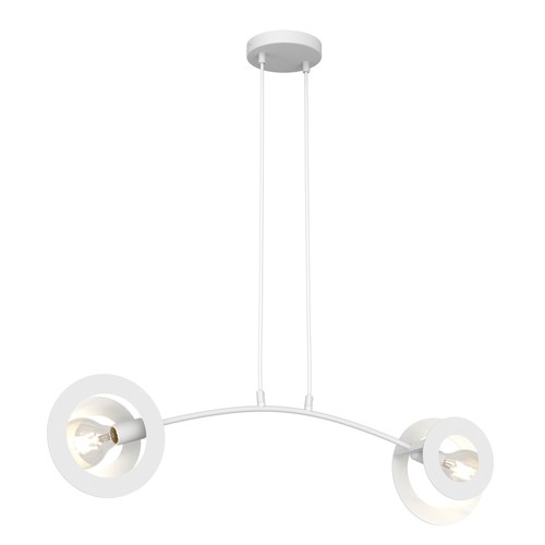 Euforia 2 Hvit pendellampe - Ø20 cm, E27, 230V, uten lyskilde
