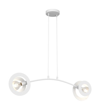 Euforia 2 Hvit pendellampe - Ø20 cm, E27, 230V, uten lyskilde