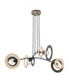 Skiva 4 Sort pendellampe - Ø20 cm, E27, 230V, uten lyskilde