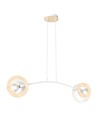 Skiva 2 Hvit pendellampe - Ø20 cm, E27, 230V, uten lyskilde