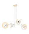 Skiva 4 Hvit pendellampe - Ø20 cm, E27, 230V, uten lyskilde