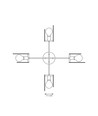 Skiva 4 Hvit pendellampe - Ø20 cm, E27, 230V, uten lyskilde