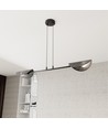 Saber 2 Sort pendellampe - Ø26 cm, E27, 230V, uten lyskilde