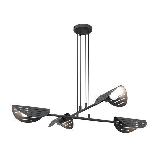Saber 4 Sort pendellampe - Ø26 cm, E27, 230V, uten lyskilde