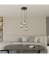Verdi 3PREM Sort/Grafitt pendellampe - Ø15 cm, E27, 230V, uten lyskilde
