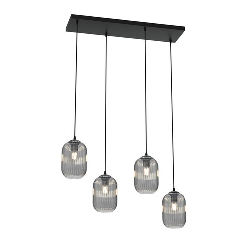 Verdi 4 Sort/Grafitt pendellampe - Ø15 cm, E27, 230V, uten lyskilde
