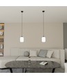 Verdi 1 Sort/Opal pendellampe - Ø15 cm, E27, 230V, uten lyskilde