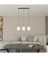 Verdi 3 Sort/Opal pendellampe - Ø15 cm, E27, 230V, uten lyskilde
