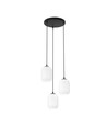 Verdi 3 Sort Prem Opal pendellampe - Ø15 cm, E27, 230V, uten lyskilde