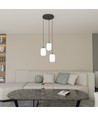 Verdi 3 Sort Prem Opal pendellampe - Ø15 cm, E27, 230V, uten lyskilde