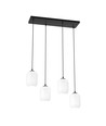 Verdi 4 Sort/Opal pendellampe - Ø15 cm, E27, 230V, uten lyskilde